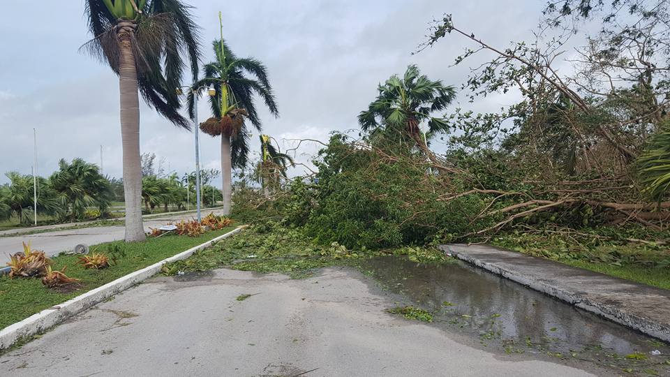 The Myles Munroe Diplomat Center, Richard Pinder Drive - Hurricane Matthew, October 2016